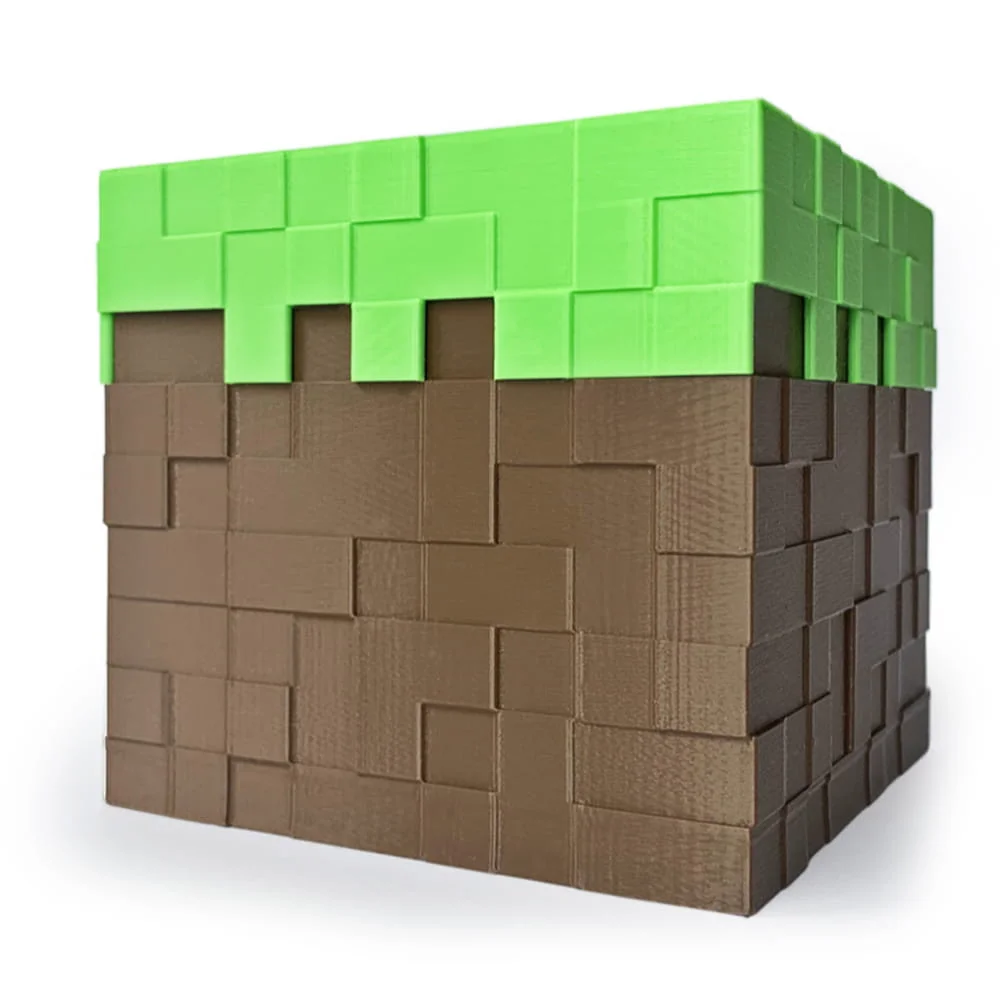 Minecraft BIO Grass Piggy Bank for Kids