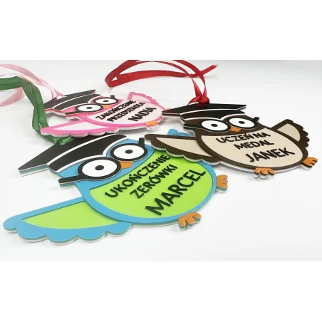 Medal Owl for the Preschooler’s First Day of School