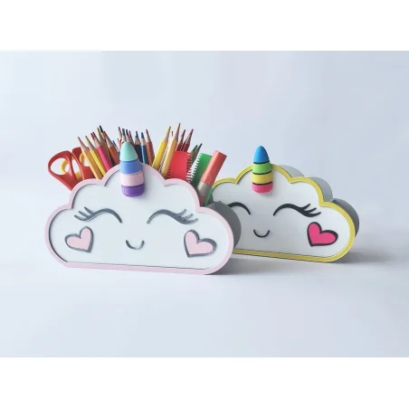 Organizer na kredki chmurka jednorożec Unicorn