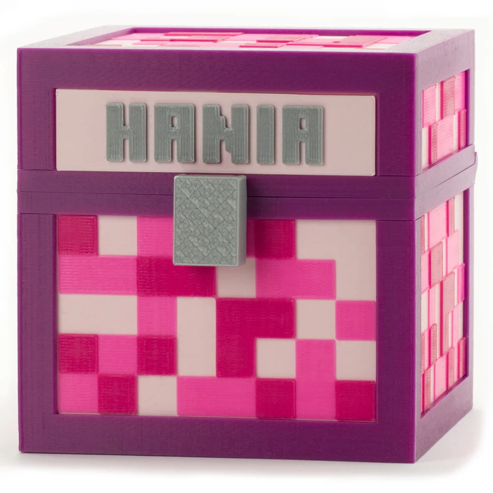 XL Minecraft-Style Piggy Bank for Kids BIO