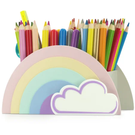 Rainbow Crayon Holder with Name BIO