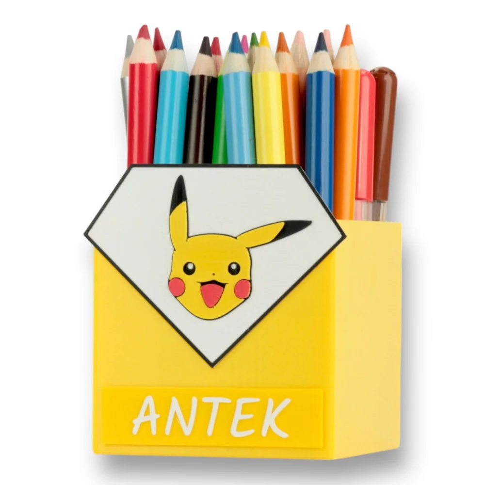 Crayon Holder Organizer Changer M with Pikachu Patterns
