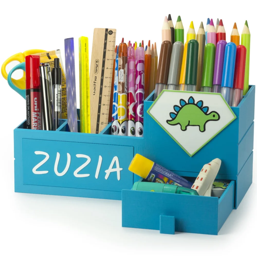 XL Crayon Holder with Drawer Changer Dinosaur