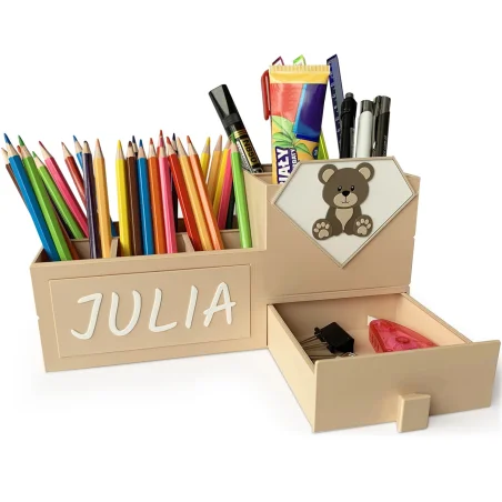 XL Crayon Holder with Drawer Changer Dinosaur