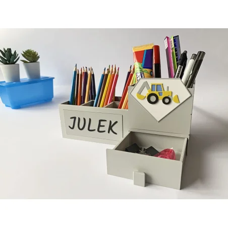 XL Crayon Holder with Drawer Changer Dinosaur