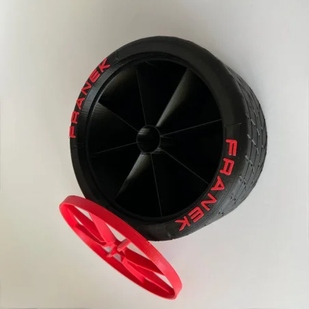 Desk Organizer Tire Crayon Holder for Young Car Enthusiasts