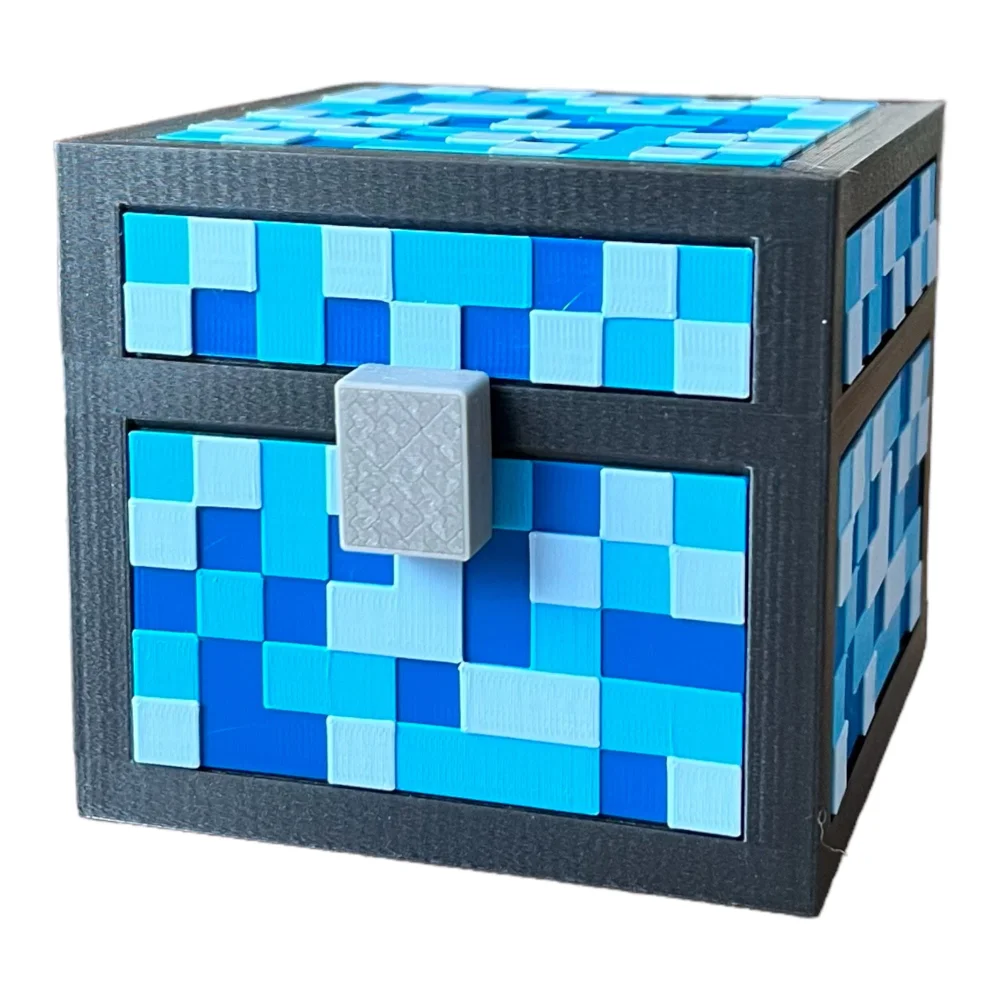 Piggy Bank M in Minecraft BIO Style