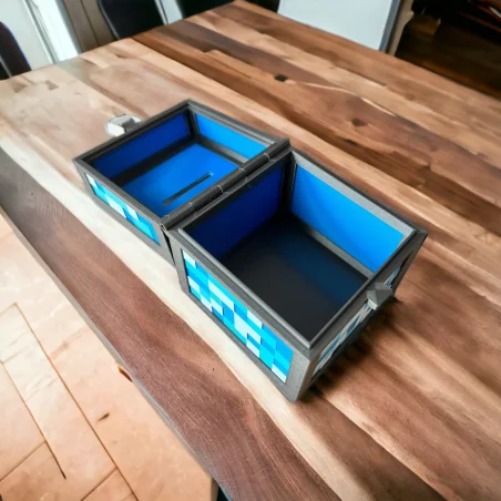 XL Piggy Bank in Minecraft Style BIO Piggy Bank for Kids