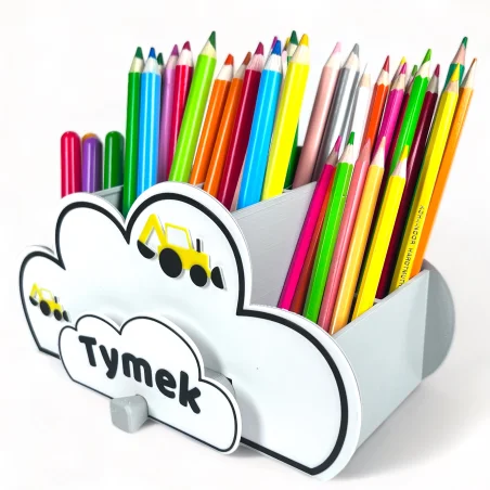Organizer na kredki Chmurka z imieniem BIO
