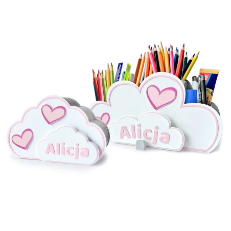 Cloud Piggy Bank for Kids with Name BIO