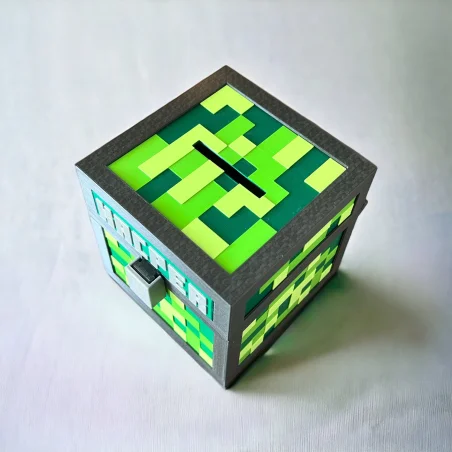 A Minecraft-Style XL Piggy Bank for Kids - BIO