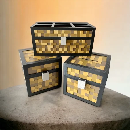 Pudełko XL z imieniem w stylu Minecraft EKO