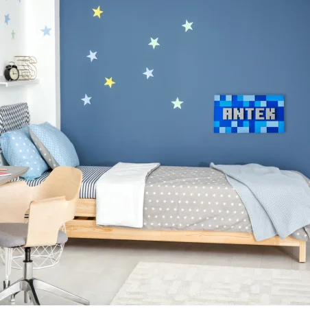 Tabliczka na ścianę/drzwi w stylu Minecraft 3D