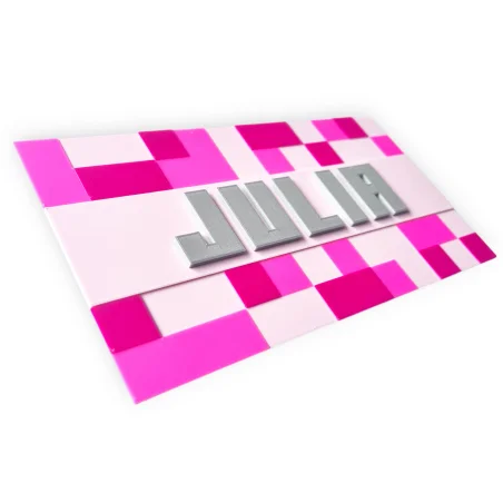 Tabliczka na ścianę/drzwi w stylu Minecraft 3D