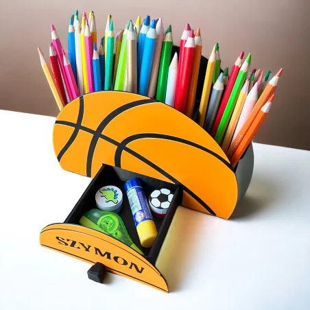 Crayon Holder with Drawer XL Ball