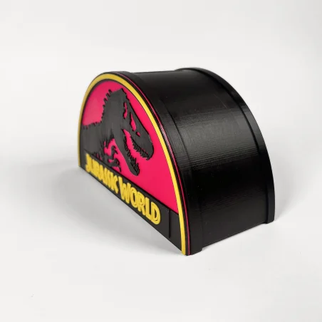 Skarbonka dla dziecka z imieniem w stylu jurassic BIO