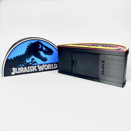 Skarbonka dla dziecka z imieniem w stylu Jurassic BIO