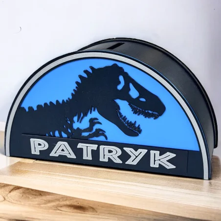 Jurassic BIO Style Personalized Piggy Bank for Your Little One