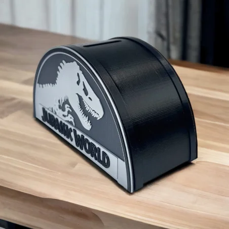 Personalized piggy bank for your child in Jurassic BIO style