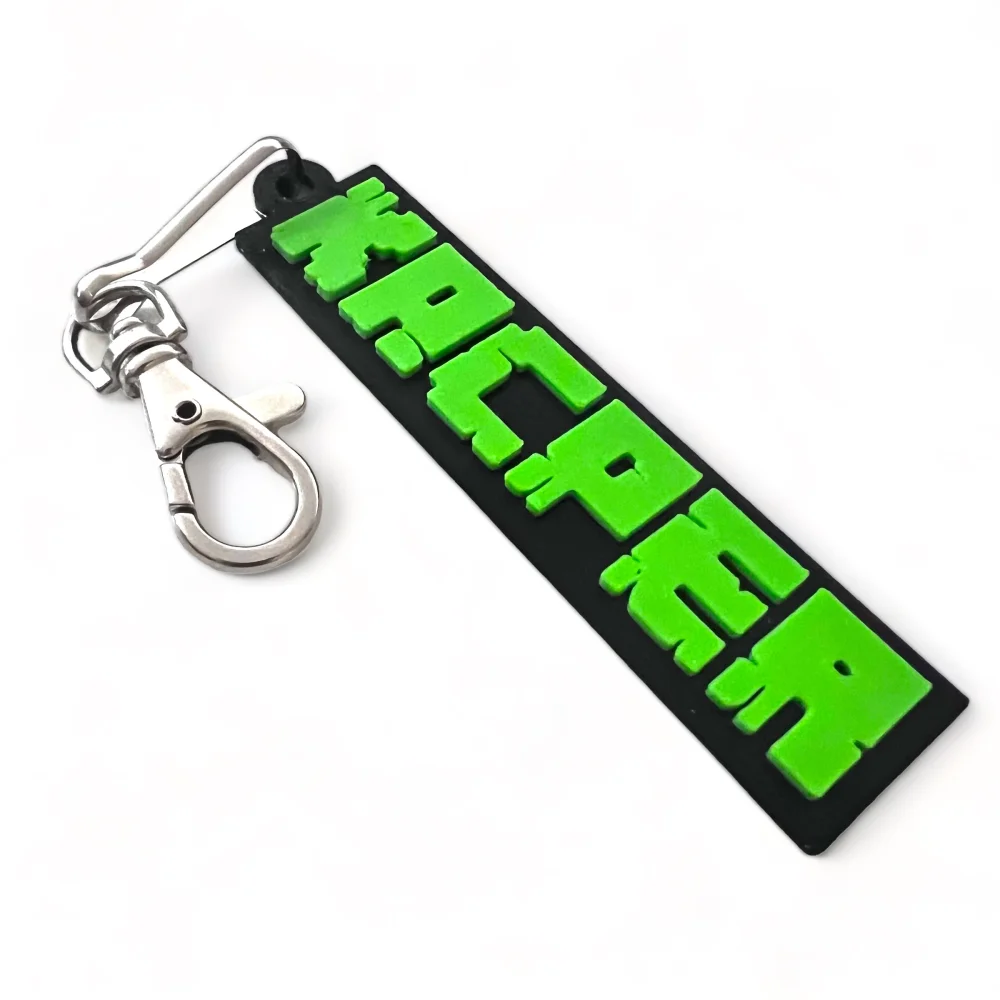 Brelok z imieniem w stylu Minecraft 3D