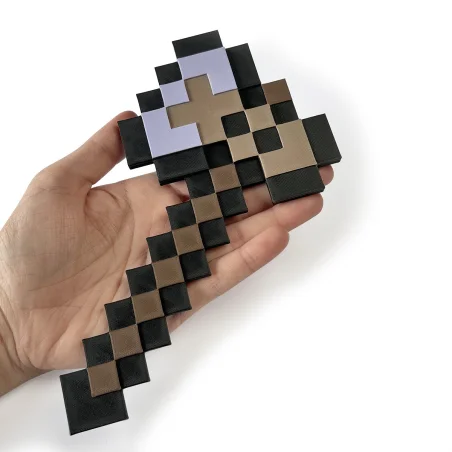 Naklejka na ścianę 3D dekoracja dziecięcego pokoju Siekierka Netherite