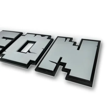 XXL Letters for Walls/Doors in 3D Minecraft Style