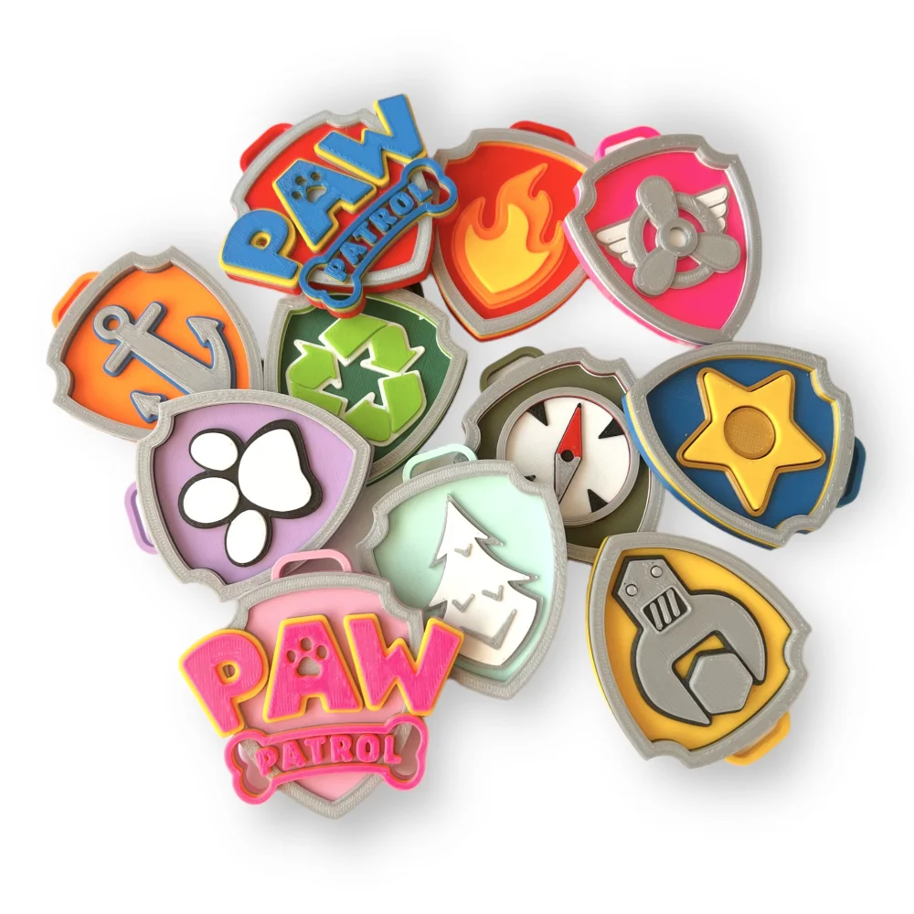 3D Paw Patrol Medal Pendant - An Eco-Friendly Gift for Boy's Day