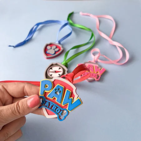 Medal zawieszka Psi Patrol 3D EKO Prezent na dzień chłopaka