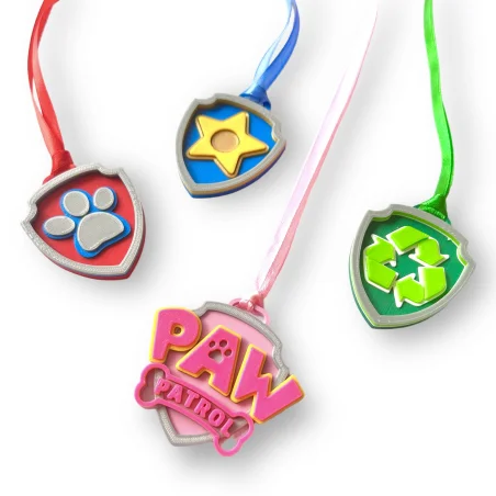 3D Paw Patrol Medal Pendant - An Eco-Friendly Gift for Boy's Day