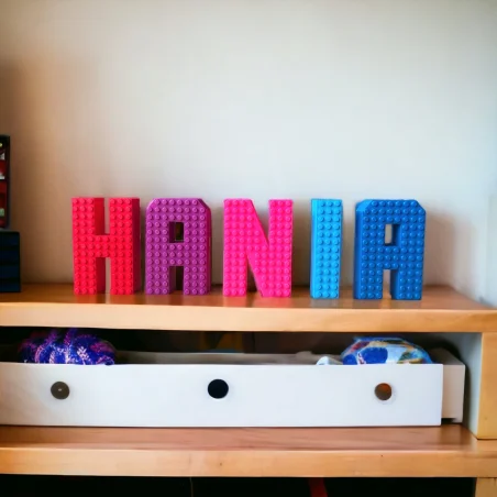 Standing XL Letters in Block Style - A Fun Decoration for Your Child's Room