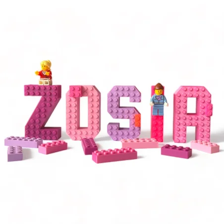 Standing Letters L in Block Style