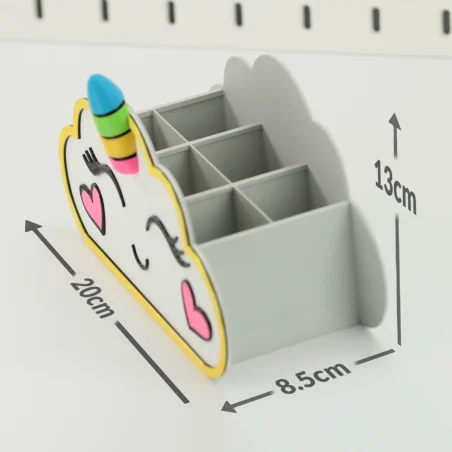 Cloud Unicorn Crayon Holder Organizer
