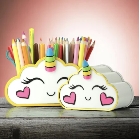 Organizer na kredki chmurka jednorożec