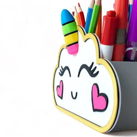 Organizer na kredki chmurka jednorożec