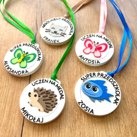 3D Medal for Kids - PRESCHOOL GRADUATION