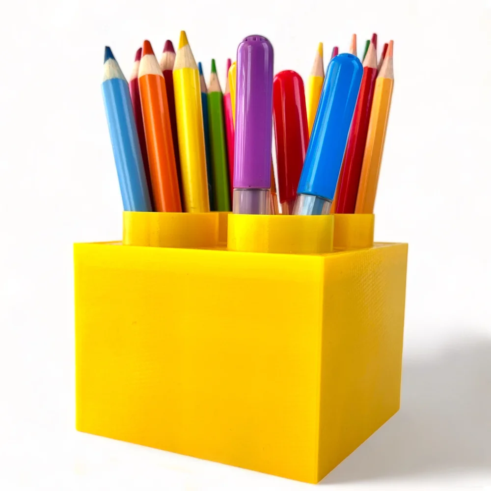 Small Block Crayon Holder Organizer