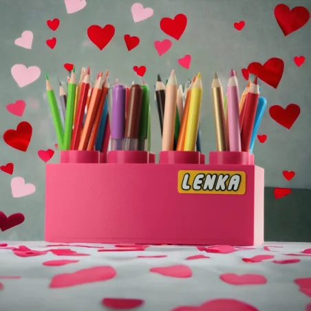 Large Crayon Holder Block