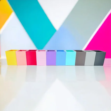 Crayon Holder and Desk Organizer - 10 Pastel Montessori Colors