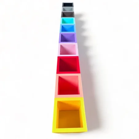 Crayon Holder and Desk Organizer - 10 Pastel Montessori Colors