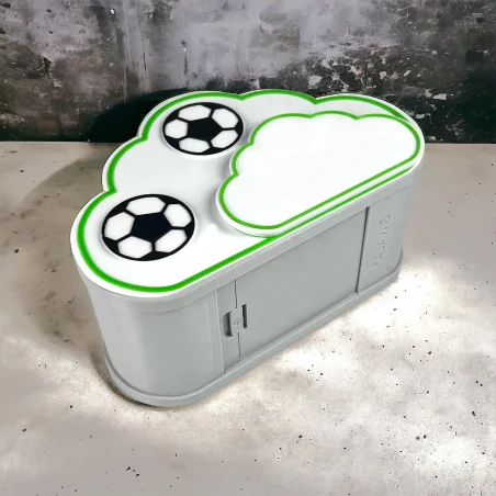 Cloud piggy bank for children with a name