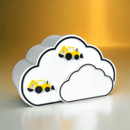 Cloud Piggy Bank for Kids with Name BIO