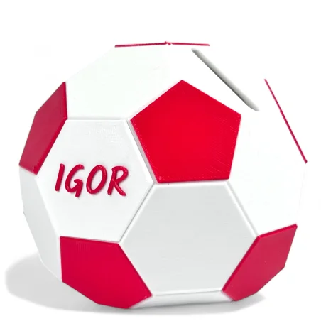 3D Soccer Ball Personalized Piggy Bank for Kids - Boy's Day