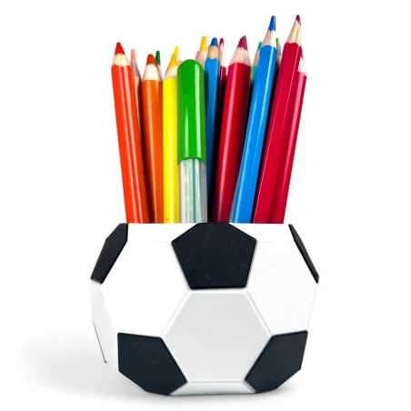 Small Soccer Ball Crayon Holder Organizer
