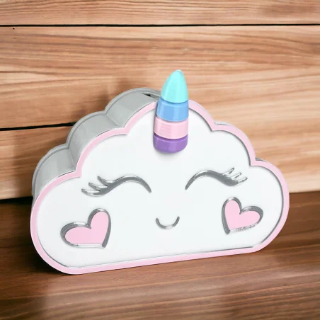 Unicorn Cloud Piggy Bank ECO
