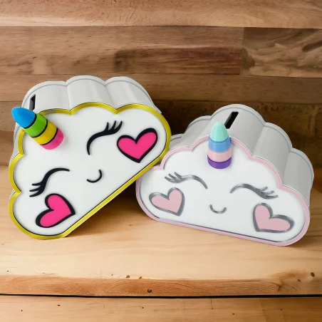 Unicorn Cloud Piggy Bank ECO