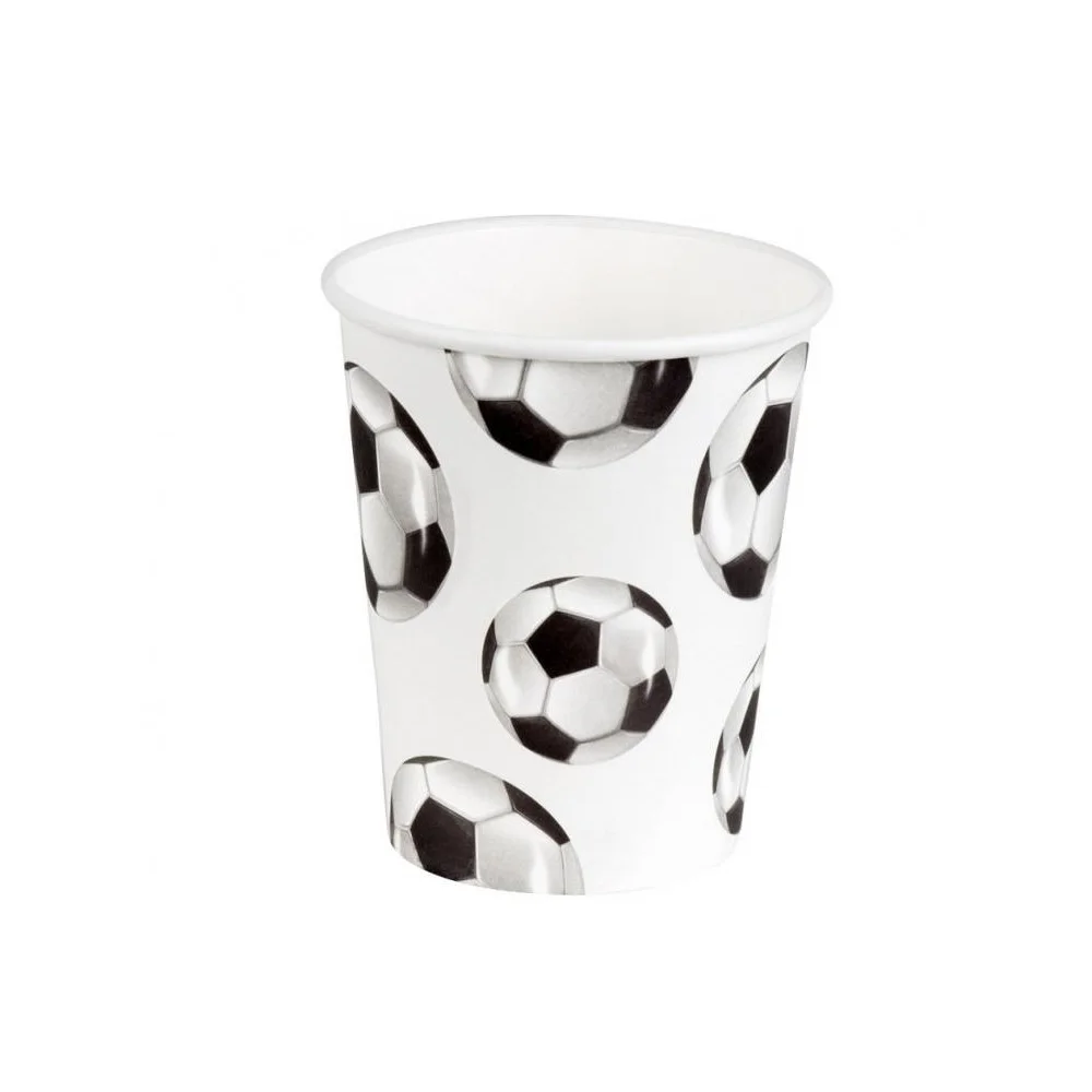 Paper Cups Soccer Ball Footballer's Birthday Football TNT 250 ml 10 pcs.