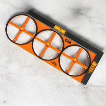 Template for Measuring Electrical Box Openings Socket Pattern 3o