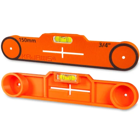 Szablon wzornik do poziomowania krzywek 150 mm mocowanie baterii z libellą