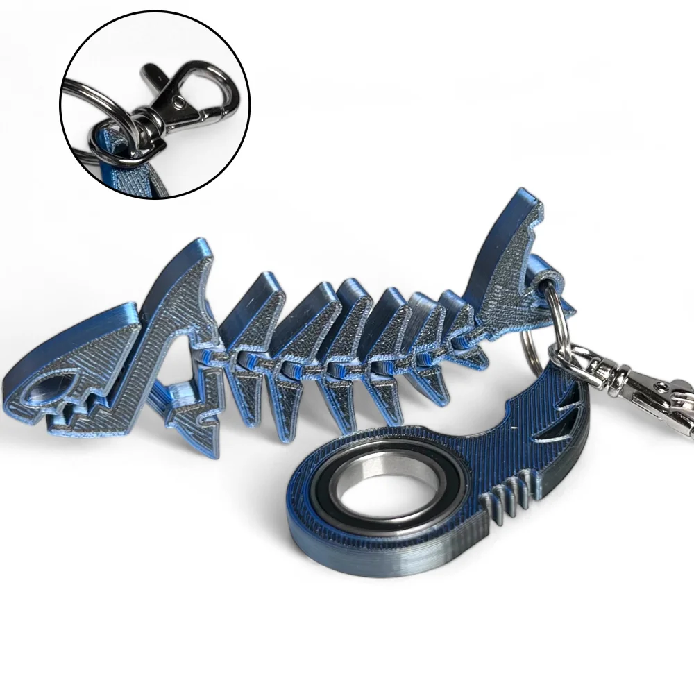 Keyrambit PRO Shark TikTok NEW MODEL keychain with a FREE carabiner