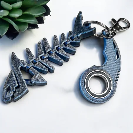 Keyrambit PRO Shark TikTok NEW MODEL keychain with a FREE carabiner